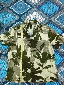 Men's Floral Print Short Sleeve Shirt