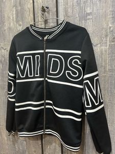 Japanese Street Style Bomber Jacket Black & White
