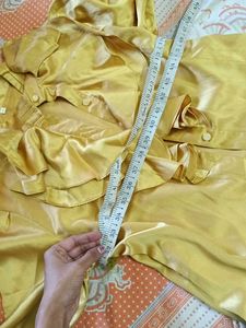 Retro Ruffle Collar Satin Blouse