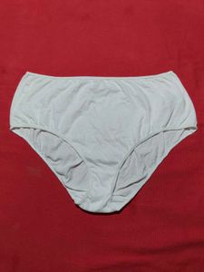 White High-Waist Briefs