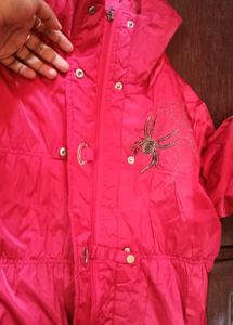 Vibrant Red Puffer Jacket