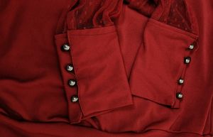 Mitaha Maroon One Side Off-shoulder Top