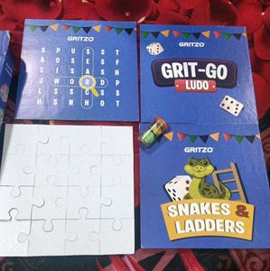 Gritzo Play &amp; Learn 4 in 1 Activity Kit cardboard