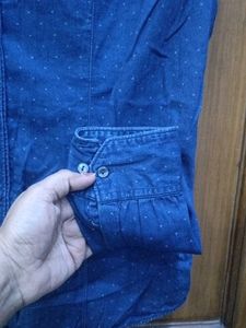 Blue Printed Shirt