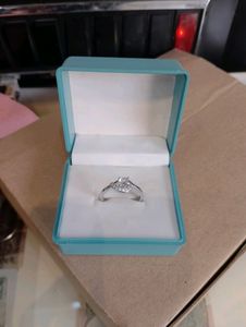 Diamond Ring Pure Silver 925