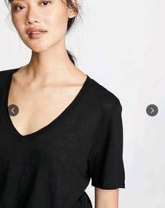 H&amp;M Black V-Neck Crop top