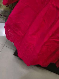 Vibrant Pink Embroidered Kurta