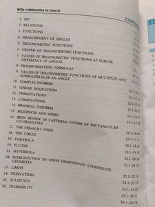 MCQs in Mathematics Class XI by R.D. Sharma