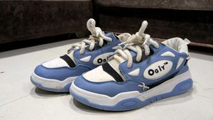 Ogiym Blue & White Chunky Sneakers