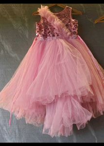 brand new partywear girls long dress upto 12 years