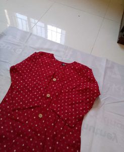 Bandhani Print Kurti Pant Set