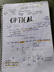 physics notes and organic chemistry class 12th