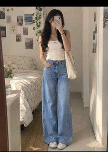 Trendy Wide Leg Jeans for Women