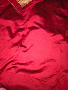 Red &amp; Gold saree