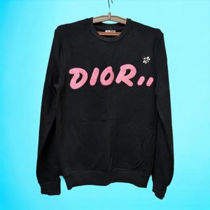 Dior x Kaws Black Logo Sweatshirt Size M