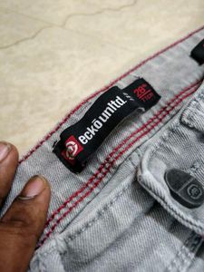 Men's Grey Slim Fit Jeans