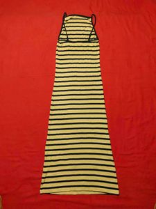 Calliope Yellow Black Striped Dress