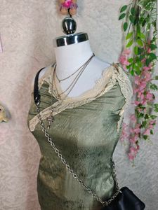 Lace Trimmed Camisole Slip