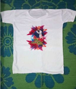 Holi Printed T-shirt Men& Women