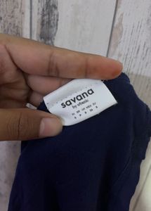savana DGOLD Navy Blue Top