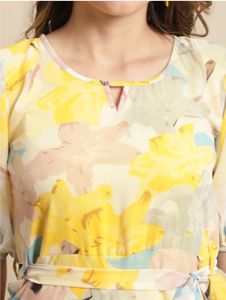 Floral Print Midi Dress