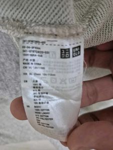 UNIQLO Gray Zip-Up Hoodie
