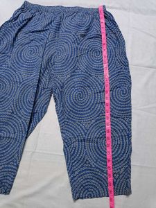 Blue Swirl Print Co-ord Set