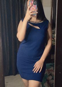 Navy Blue Party Dress