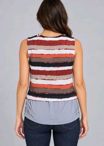 Striped Sleeveless Tank Top