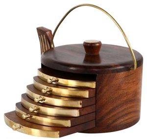 Teapot Coaster Set
