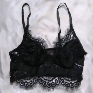 Shein  Black Lace Bra