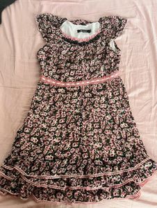Floral Ruffle Tiered Dress