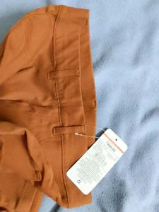 Brown Slim Fit Pants