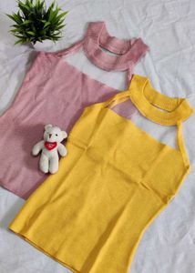 Stylish Cut-Out Knit Tops
