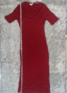 H&amp;M Ribbed Midi Dress
