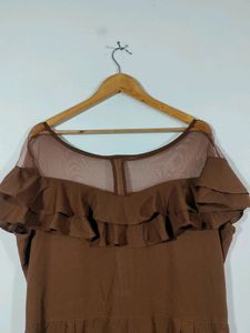 Brown Casual Jumpsuit (Women's)