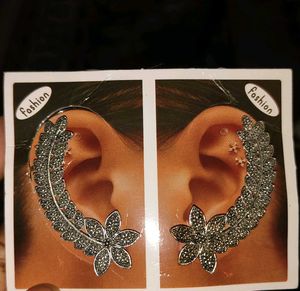 Flower Ear Cuff Earrings