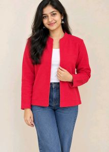 Red Bomber Jacket