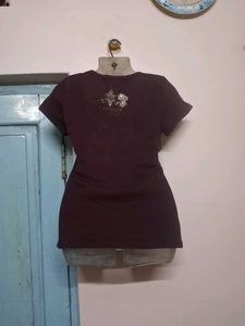 brown top