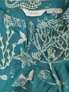 Life Print Dress with belt