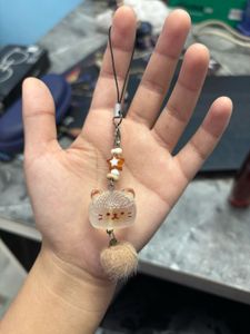 Cute Cat Charm Phone Strap