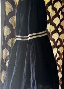 navy blue halter neck dress