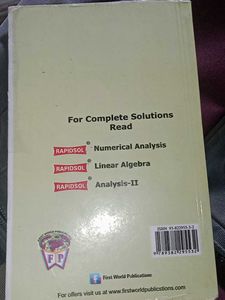 Precize Analysis-II Textbook