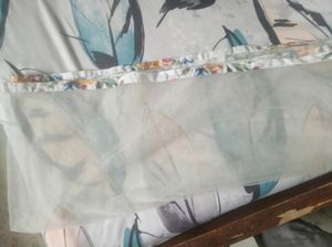 White Duppata With Border