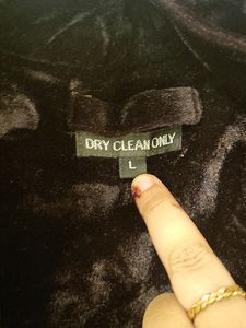 Velvet Long Coat