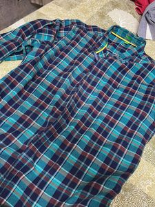 Benetton Flannel Shirt - Men's Medium