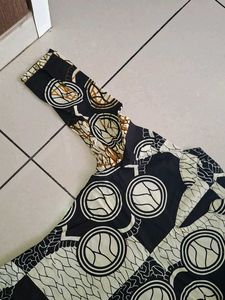 Unique African Print Dress