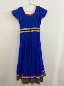 Blue Anarkali