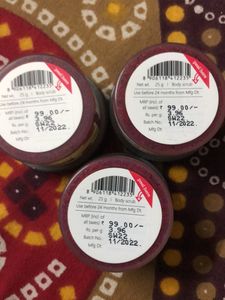 Plum Gel Body Scrub Pack Of 3