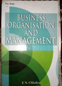 Business Organisation And Management Book